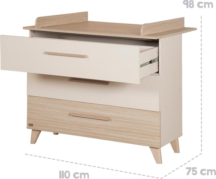 Immagine prodotto Roba Wickelkommode breit inkl. Wickelansatz Sidney