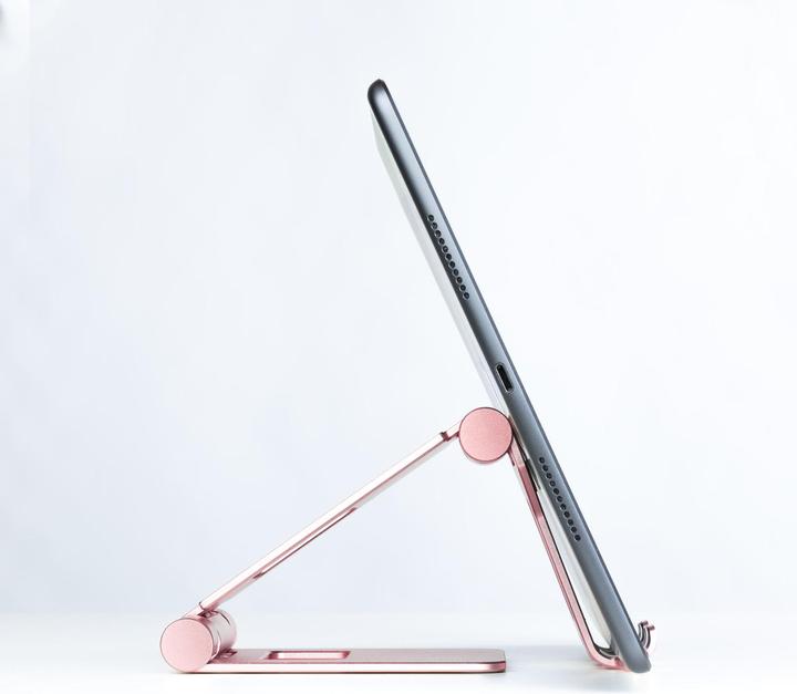 Image du produit Tooq Technology Soporte Sobremesa Para Telefono/Tablet Plegable Slim Rosa