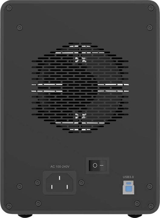 Actual product image Renkforce RF-6647600 8.9 cm (3.5 Zoll) Festplattengehäuse 5 Bay 3.5 Zoll USB-A ( (3.5")