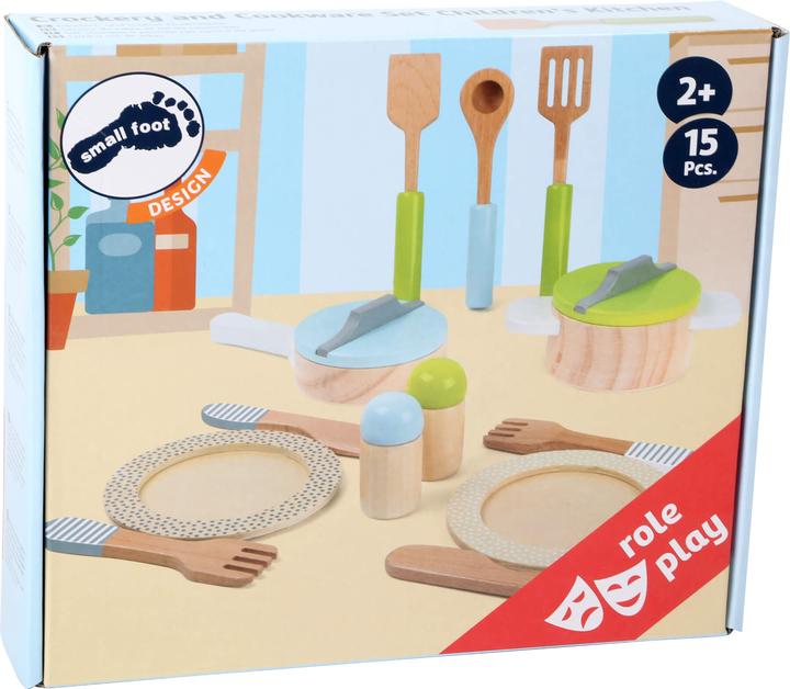 Actual product image small foot Dishes and pot set