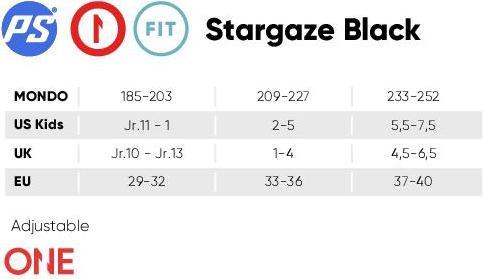 Produktbild Powerslide PHUZION KIDS SKATES Stargaze Black 37-40 (37)