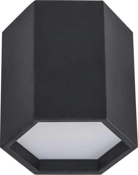 Nova Luce SAMBA LED ceiling light black 10W warm white 20x25cm 9212314