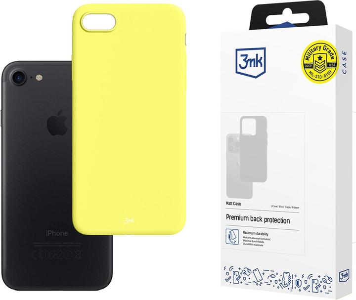 Image du produit 3MK Matt Case for iPhone 7 / 8 / SE 2020 lime (Apple iPhone SE (3ème génération), Apple iPhone SE (2ème génération), Apple iPhone 7)