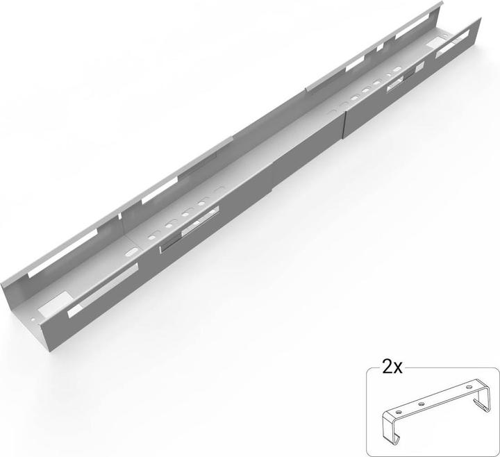 OK-Line Kabelwanne Vario, ausziehbar (Kabelkanal, 70 cm)