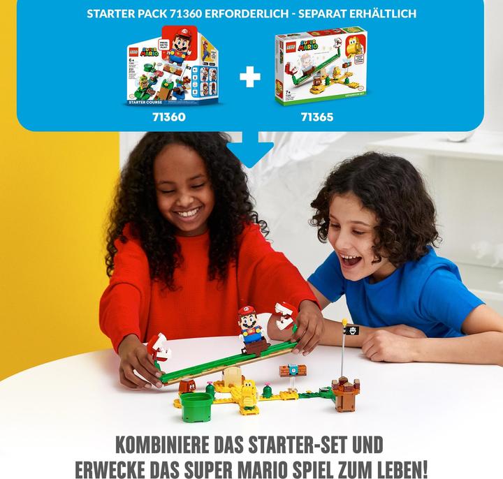 Immagine prodotto LEGO Set di estensione dell'altalena della centrale di Piranha (71365, LEGO Super Mario)