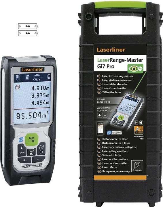 Actual product image Laserliner Laser rangefinder green LaserRange-Master Gi7 Pro (70 m, 515 nm)