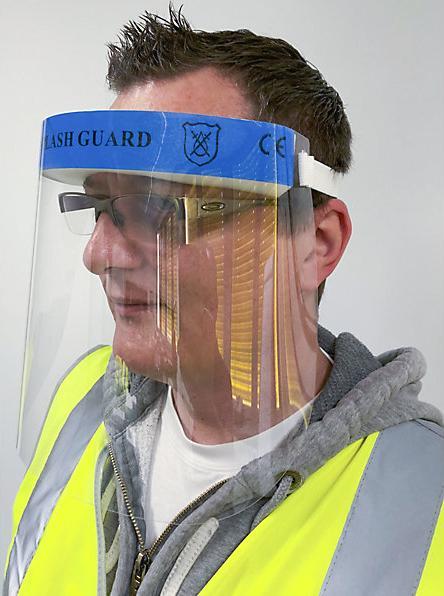 Immagine prodotto Seco Visiera protettiva (conf. da 10 o 100 pz.), visiera in plexiglas con imbottitura