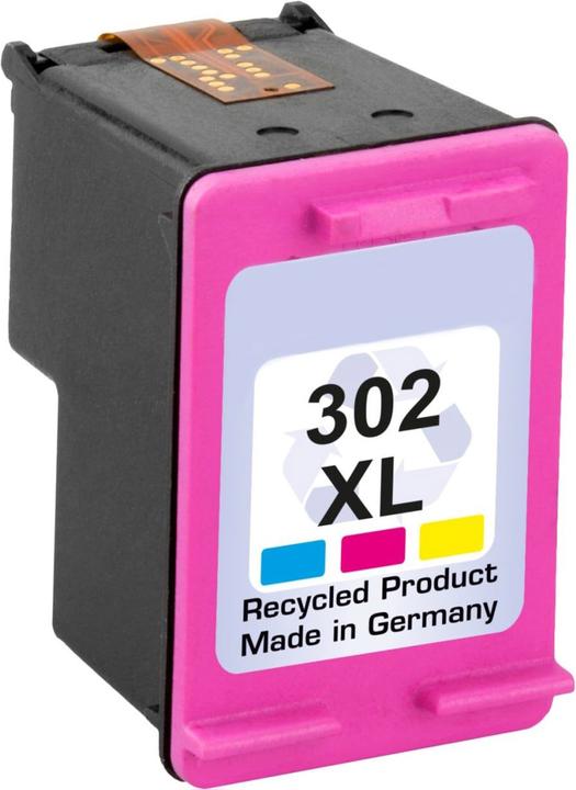 Produktbild Plutoos HP 302 XL Patrone XXL kompatibel, Color F6U67AE (Color)