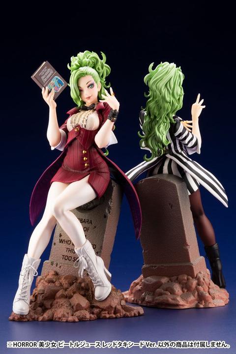 Actual product image Kotobukiya Beetlejuice "Beetlejuice - Red Tuxedo Limited Version" Bishoujo Statue