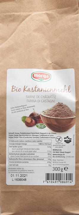 Actual product image Morga Chestnut flour (300 g)