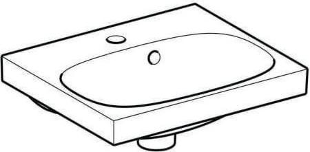 Produktbild Geberit Handwaschbecken Acanto 45 cm wei Keratec 500636018 (382 mm, 450 mm)