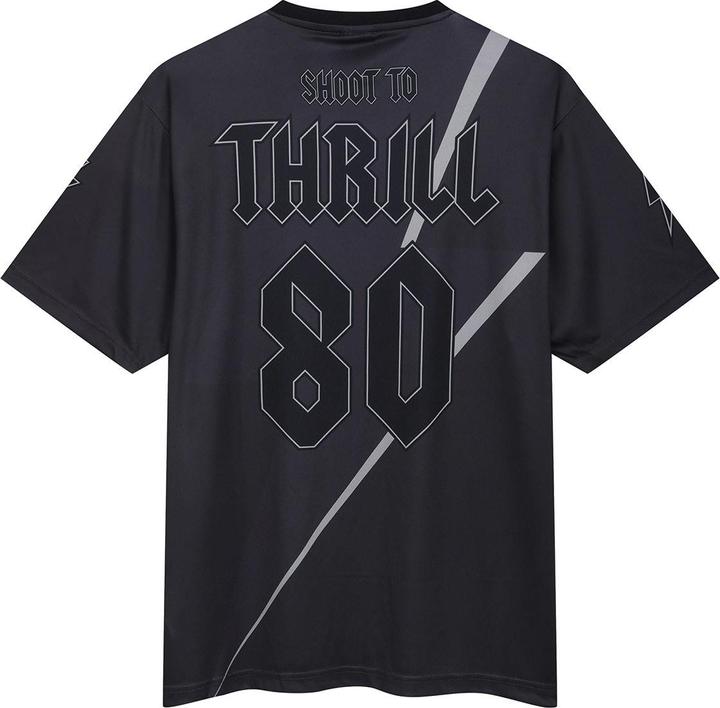 Actual product image Amplified Unisex Adult Back In Black Rock Fc AC/DC T-Shirt (M)