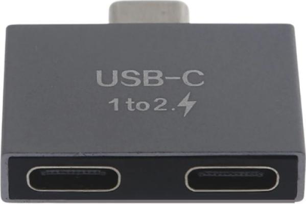 Immagine prodotto PowerGuard Adattatore di carica da USB-C a doppio splitter USB-C (USB tipo C, USB tipo C)