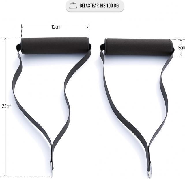 Actual product image Gorilla Sports Kabelzug Griff Paar