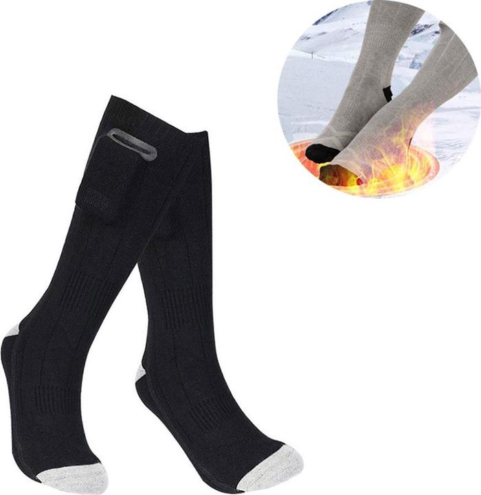 Image du produit Stride Beheizbare Baumwoll Socken Outdoor Fusswärmer mit Akku (One Size) (Taille unique)