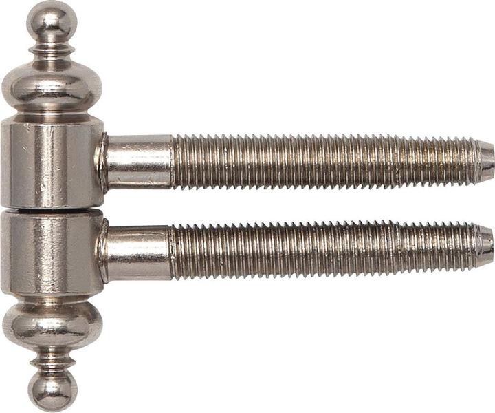 SFS Einbohrband mit Zierkopf, ø 16 mm, Bandhöhe 63 mm, Stahl vernickelt