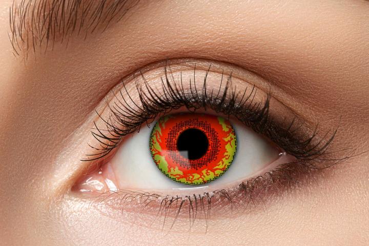 Produktbild Eyecatcher Farbige Kontaktlinsen RED Monster (Rot, Orange)