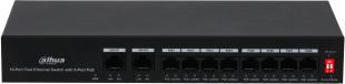 Actual product image Dahua PoE DH-PFS3010-8ET-65 network switch Fast Ethernet (10/100) Power over Ethernet (10 Ports)