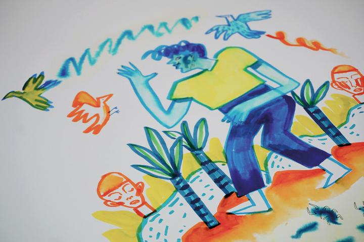 Produktbild Talens Ecoline Brush Pen (Orange, Dunkelorange, 1 x)