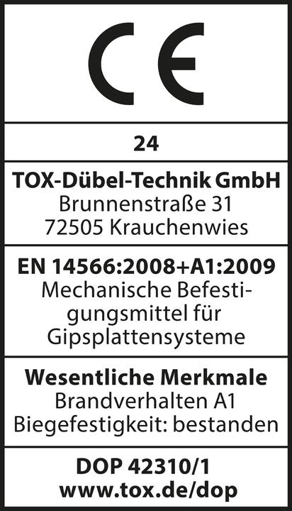 Valeurs nutritives et ingrédients Tox DRY 3,5 x 45 BS (1000 magazinées) (1000 Vis par pièce)