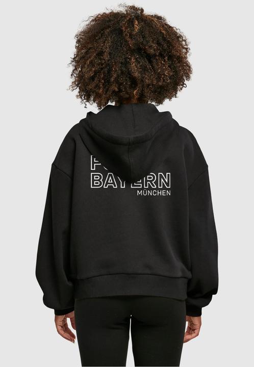 Immagine prodotto FC Bayern München Felpa con cappuccio da donna Mia San Mia B/W Organic - 115321 (L)