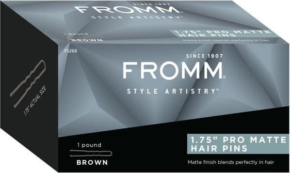Image du produit Fromm Pinces à cheveux brunes 44 mm 800 pcs. (800 pcs)
