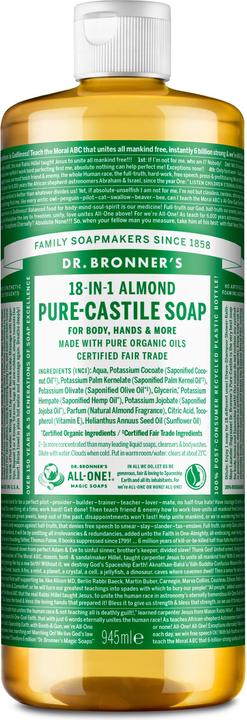 Dr. Bronner's Pure Castile Liquid Soap Almond 945 ml (945 ml)