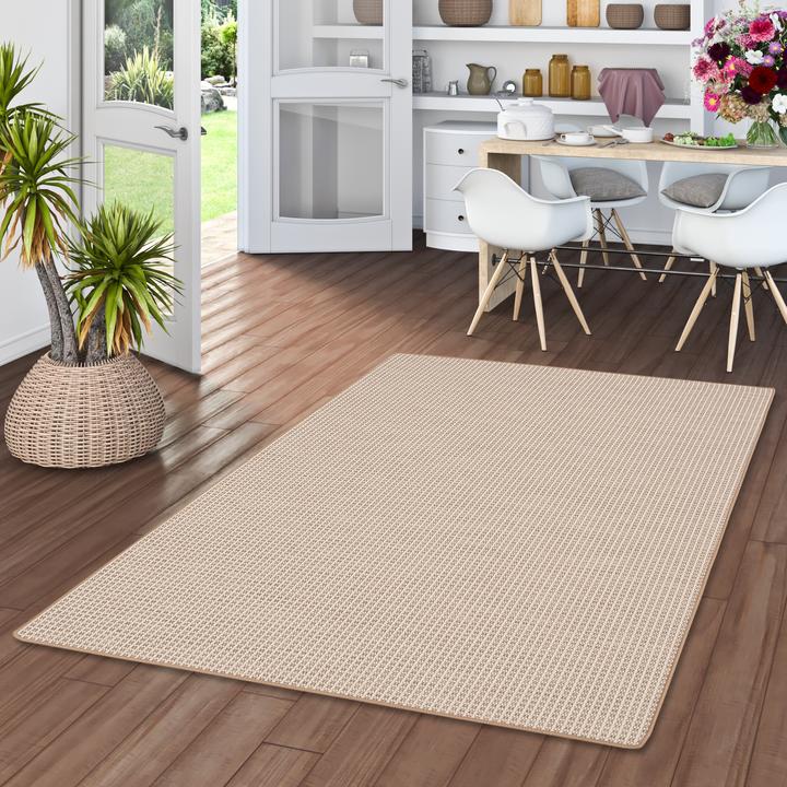 Produktbild Snapstyle In & Outdoor Teppich Flachgewebe Oslo Karo Modern (80 x 400 cm)