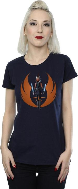 Image du produit Star Wars - T-shirt CLONE WARS AHSOKA REBEL POSE - Femme (S)