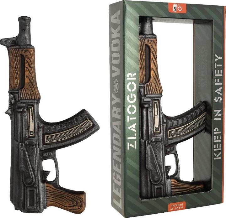 Immagine prodotto Zlatogor Vodka AK 47 dall'Ucraina (1 x 50 cl)