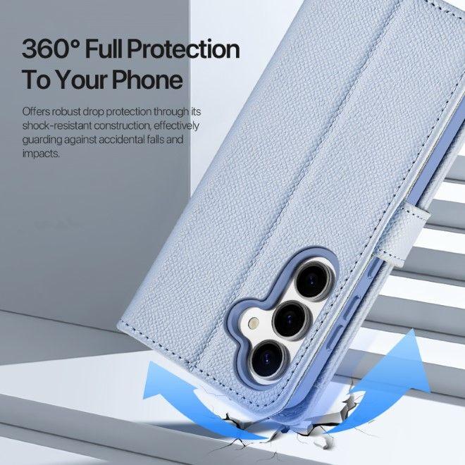 Produktbild Dux Ducis Lawa Series MagSafe Kunstleder Bookcover Hülle (Samsung Galaxy S25)