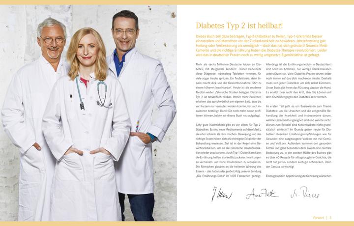 Produktbild Die Ernährungs-Docs - Diabetes heilen (Deutsch, Jörn Klasen, 2019)
