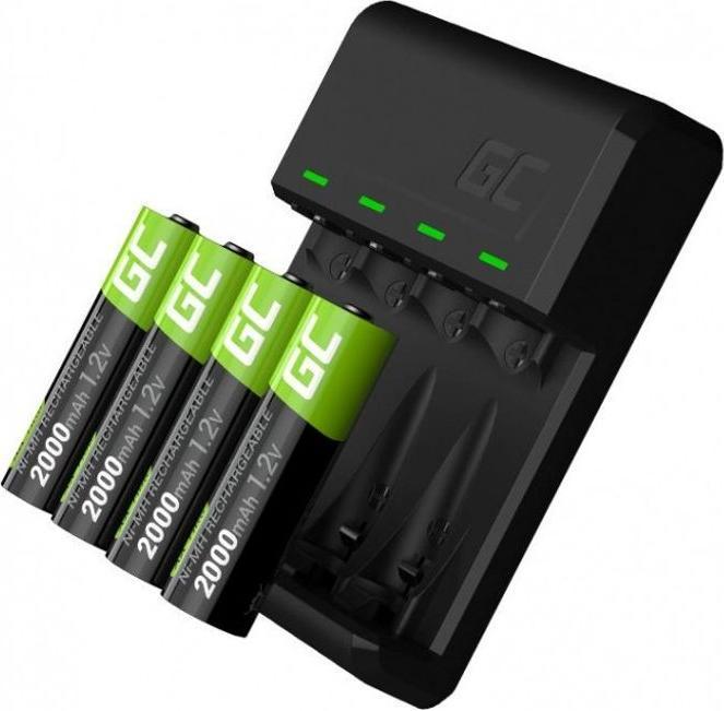 Actual product image GreenCell VitalCharger (GRSETGC01) (4 pcs., AA, 2000 mAh, Rechargeable battery)