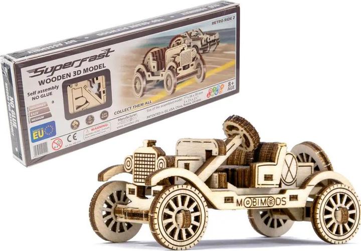 Actual product image WoodenCity Kit classic car model
