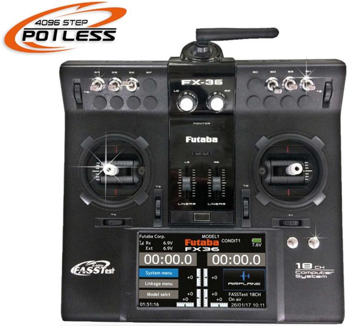 Image du produit Futaba Télécommande FX-36 + R7208SB Potless