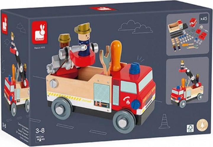 Immagine prodotto Janod Camion dei pompieri Brico'Kids