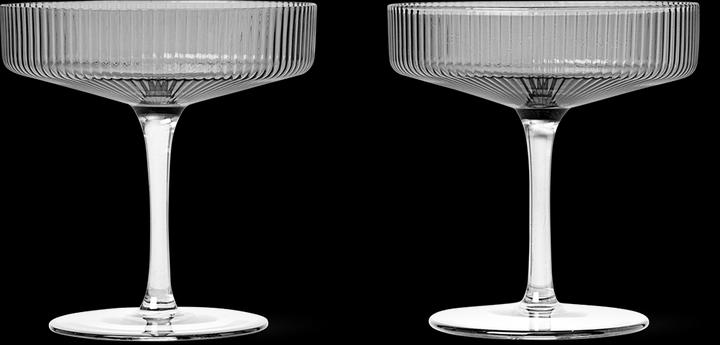 Image du produit Ferm Living Ondulation (15 cl, 2 Verres, Flûtes à champagne)