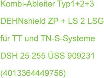 Produktbild Dehn DSH ZP 2 LSG A TT 25 DSH ZP 2 LSG A TT 255 ÜSS Kombi-Ableiter
