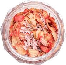 Semilac Flower Flakes Coral Blossom Coral & Pink Nail Decoration (Coral & Pink)