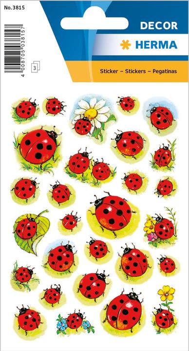 Produktbild Herma Sticker Marienkäfer