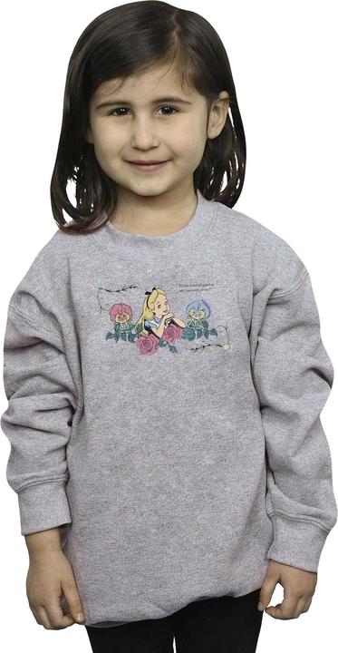 Produktbild Disney Alice im Wunderland Sweatshirt Mädchen What Kind Of Garden (140, 146)