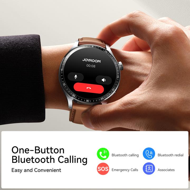 Produktbild Joyroom Classic Series JR-FC2 Pro Smart Watch (Answer/Make Call)-Moonlight Silver (227 mm)