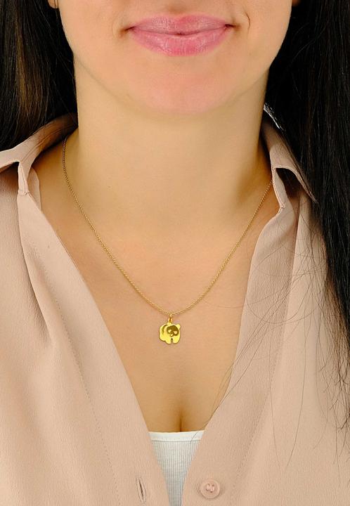 Produktbild Muau Pandabär (750/18K Gelbgold)