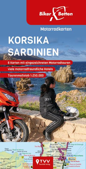 Image du produit Set de cartes moto Corse Sardaigne