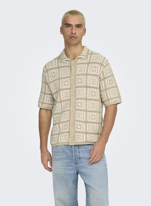 Actual product image Only & Sons ONSBART Gestricktes Polo-Hemd Polo (L)