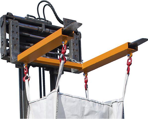 Produktbild eurokraft pro Traverse für Big Bags TBB W lackiert in der Farbe Gelborange