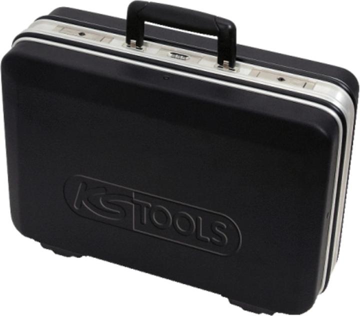 Actual product image KS Tools ABS hard shell tool case with aluminum frame, LxWxH 460x310x180 mm, black (2 pieces)