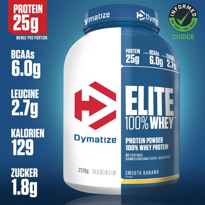 Actual product image Dymatize Elite 100% Whey (Banana, 1 pcs., 2100 g)