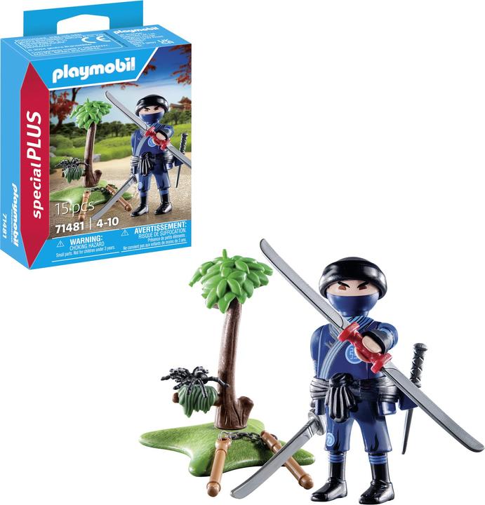 Actual product image Playmobil 71481 Ninja with equipment (71481, Playmobil Special Plus)