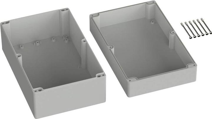 Produktbild Tru Components Universal-Gehäuse 250 x 160 119 ABS Lichtgrau RAL 7035 1 St. (Gehäuse)